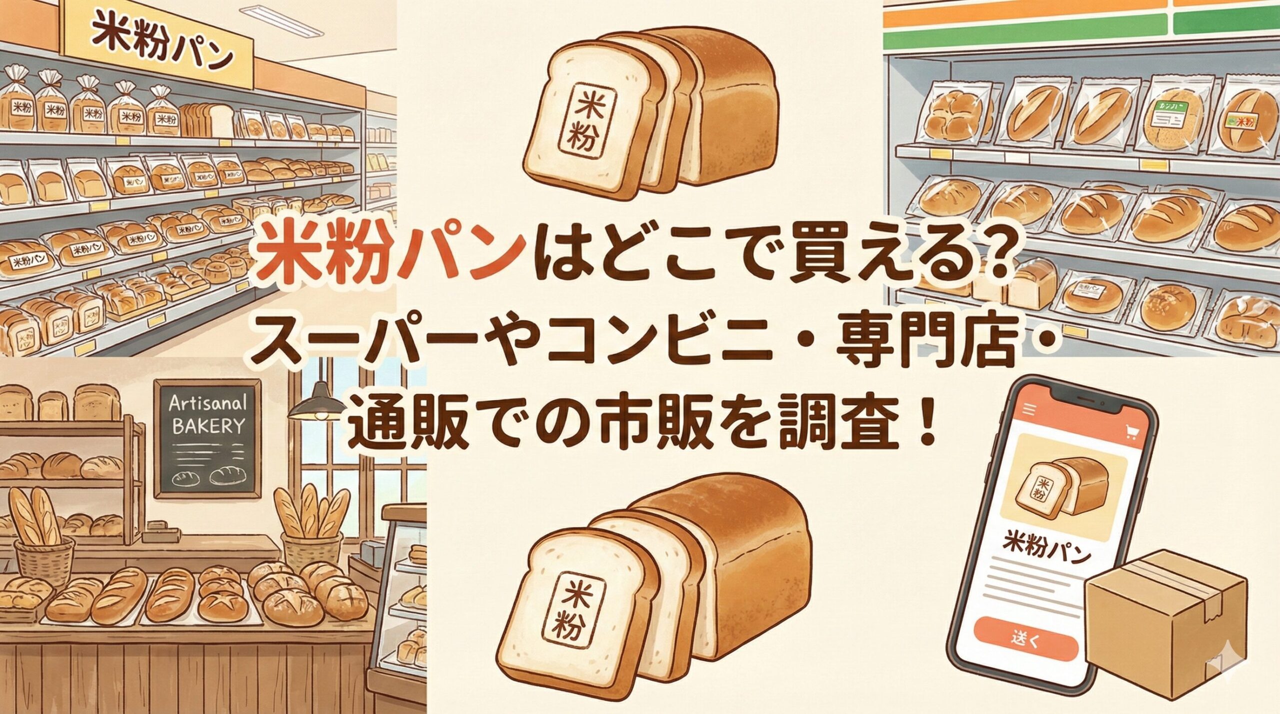 米粉パン どこで買える