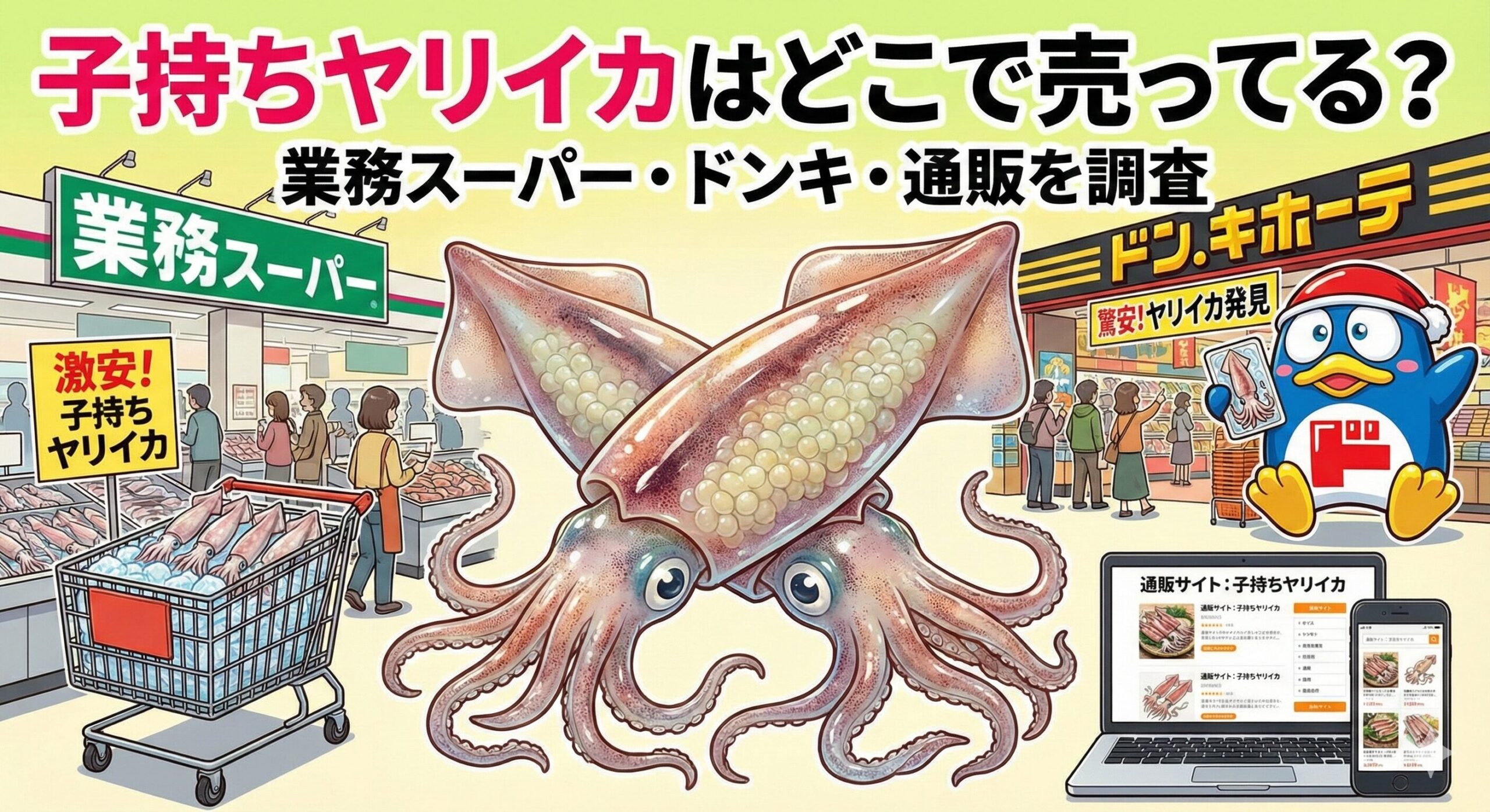 子持ちヤリイカどこで売ってる