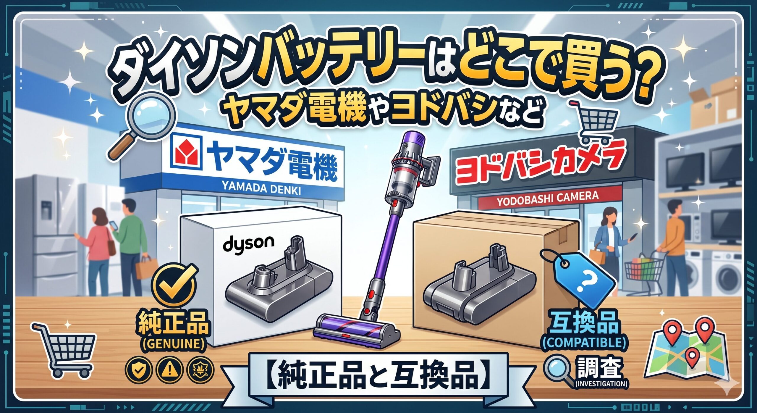 ダイソンバッテリーはどこで買う
