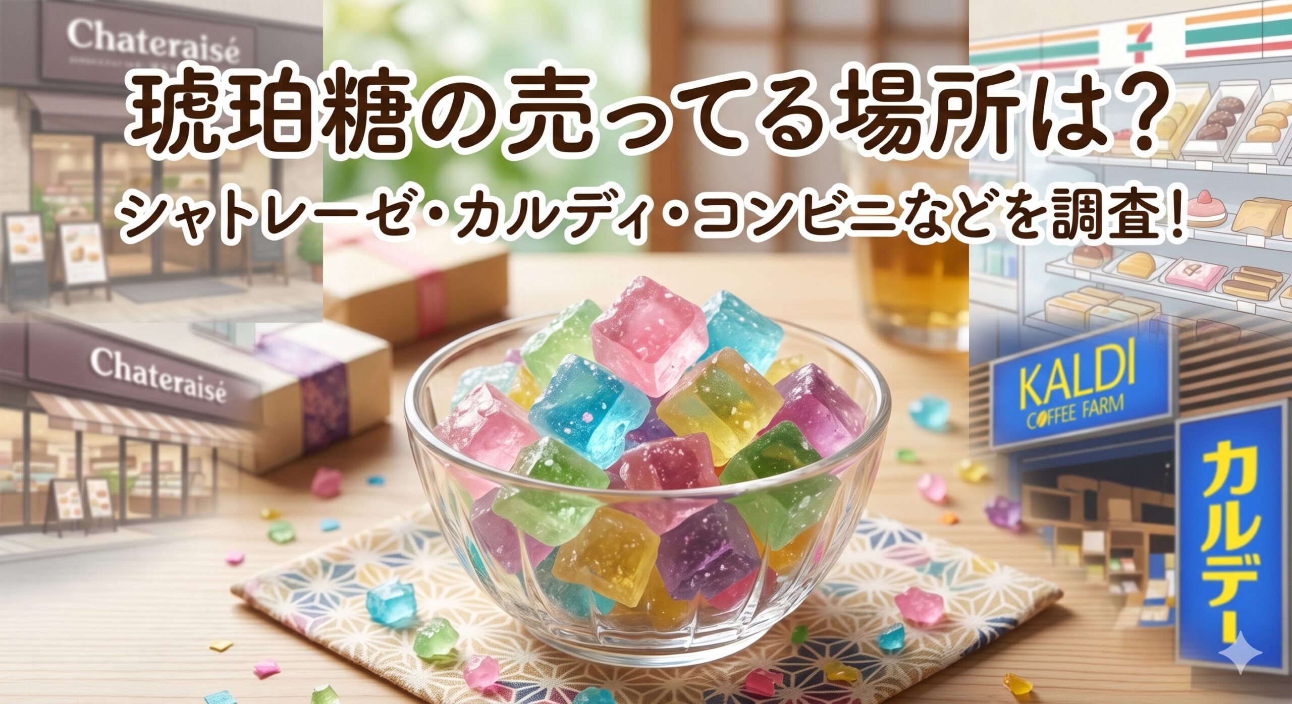 琥珀糖の売ってる場所